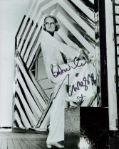 Twiggy Lawson signed 10x8 inch black and white photo. Good Condition. All autographs come with a
