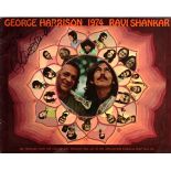 George Harrison - Copy of the 'George Harrison 1974 Ravi Shankar' souvenir programme for a benefit