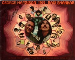 George Harrison - Copy of the 'George Harrison 1974 Ravi Shankar' souvenir programme for a benefit