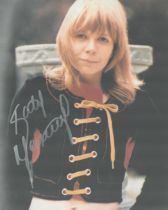 Katy Manning signed 10x8 inch DR WHO colour photo pictured in her role as Jo Grant. Good