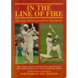 Cricket Legends multi signed Richard Sydenham softback book titled In the Line of Fire includes