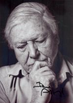 David Attenborough signed 7x5 inch black and white photo. Good Condition. All autographs come with a