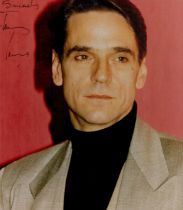 Jeremy Irons signed 9x8 inch colour photo. Good Condition. All autographs come with a Certificate of