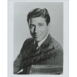 Efrem Zimbalist Jr signed 10x8 inch black and white photo dedicated. Good Condition. All