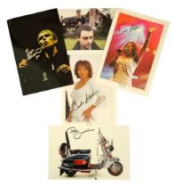 Entertainment Collection of 5 signed photos of various sizes with signatures by Phil Daniels, Ian