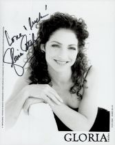 Gloria Estefan signed 10x8 inch black and white promo photo. Good Condition. All autographs come