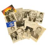 TV Film collection 13, assorted signed vintage photos includes great names such as Brian Rix, Leslie