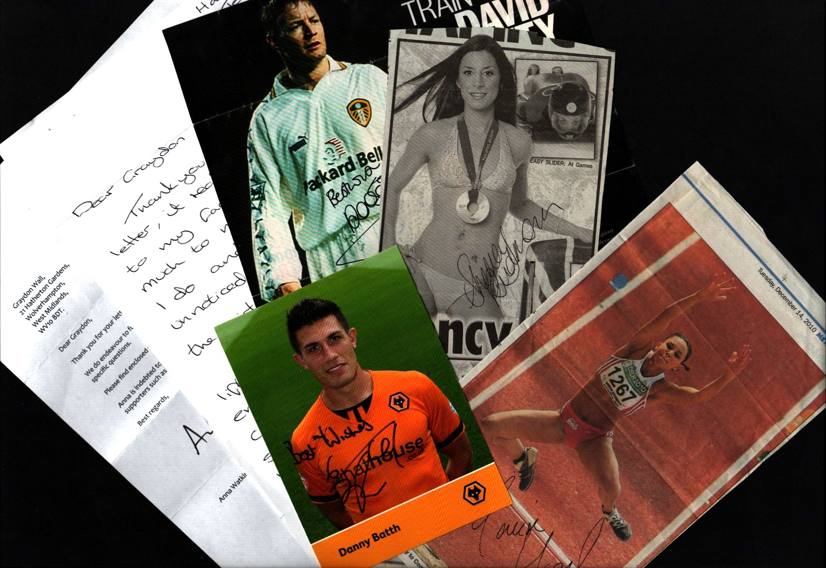 Sport Collection of 10+ variety signed items. Signatures such as Paul Ince, Jurgen Klinsmann, - Image 2 of 2