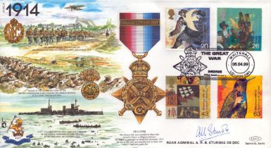 Rear Admiral A.R.B Sturdee CB,DSC signed Great War 1914 commemorative cover (JS(MIL)4) PM The