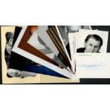Political Leaders collection 10 assorted signed photos and signature pieces includes Margaret