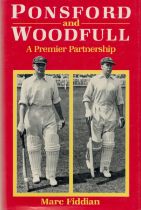 Ponsford and Woodfull - a premier partnership by Marc Fiddian hardback book. UNSIGNED. Good