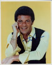 Frankie Avalon signed 10x8 inch colour photo. Good Condition. All autographs come with a Certificate