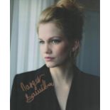 Margot Bancilhon signed 10x8 inch colour photo. Good Condition. All autographs come with a
