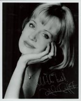Melanie Griffith signed 10x inch black and white photo. Good Condition. All autographs come with a