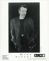 Herb Albert signed 10x8 inch black and white promo photo. Good Condition. All autographs come with a