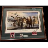 WW2 Print titled Prey For Mercy - Framed collectors piece by John D. Shaw Special Edition 10/40,