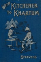 G.W Steevens With Kitchener to Khartoum hardback book inscribed inside. Good Condition. All