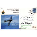 WWII BOB Wing Commander Laddie Lucas CBE,DFC,DSC signed 40th Anniversary of the World's First