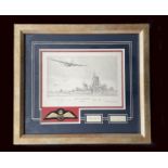 WW2 multi signed veterans print titled Dambusters Leading the Way by Robert Taylor limited 9/45