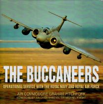 WW2 The Buccaneers by Air Commodore Graham Pitchfork Signed by 4 Veterans including Steve Park,