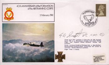 WWII Sergeant Ernest Smith VC signed 40th Anniversary of the Formation of the Air Training Corps 5