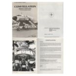 Aviation Paperback book titled Constellation Production List by John and Maureen Woods 1980