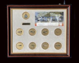 Limited Edition WWII commemorative medallion set struck to honour the great planes of Bomber Command