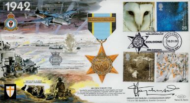 WWII Group Captain W.I Farquharson DFC signed Great War 1942 commemorative FDC (JS(MIL)13) PM