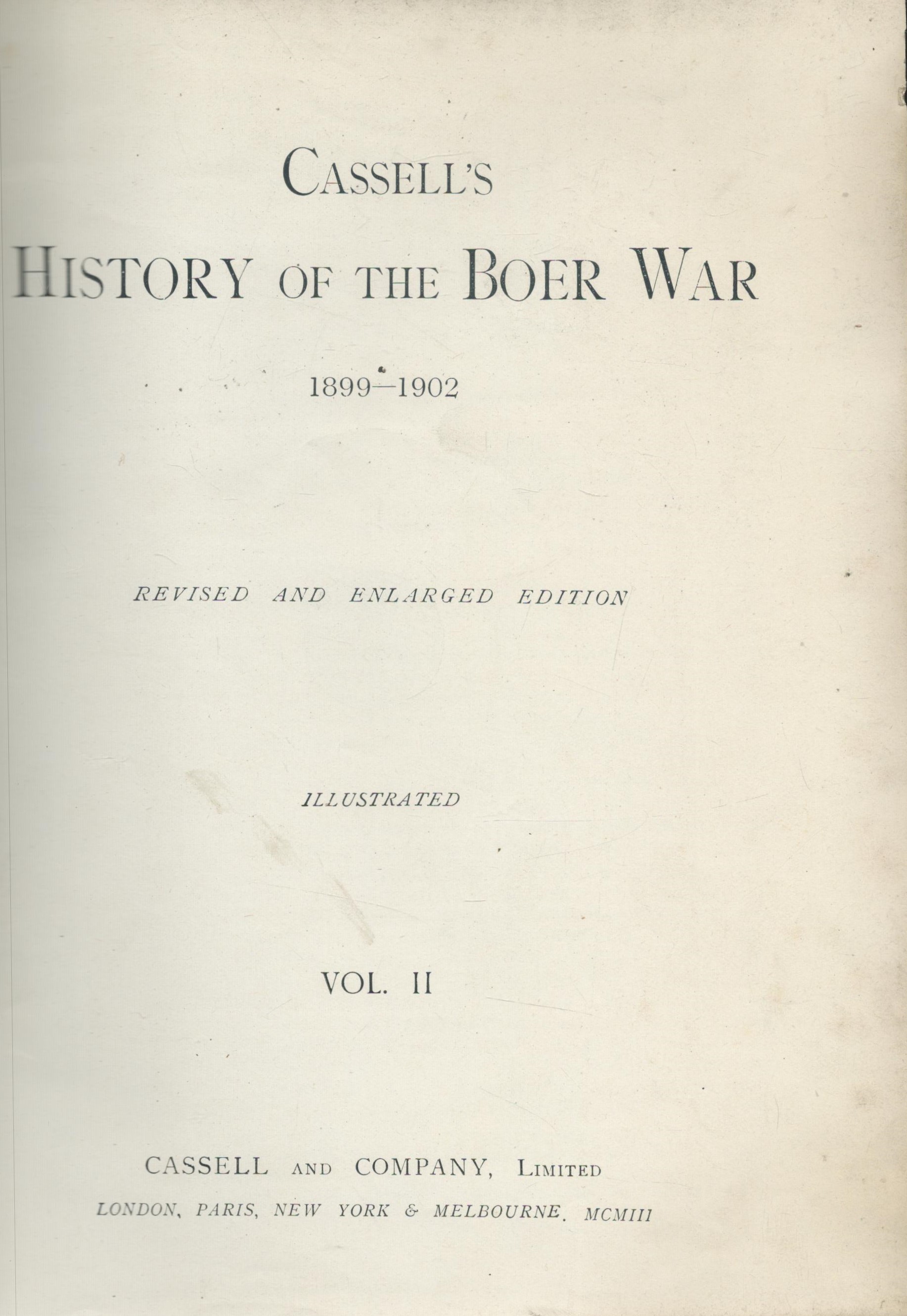 History Of The Boer War 1899-1902 VOL 2 Illustrated hardback book. Good Condition. All autographs - Bild 5 aus 6