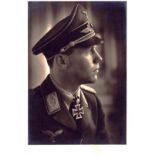 Helmut Wick signed wartime original 6.5x4 inch black and white photo. Helmut Paul Emil Wick (5