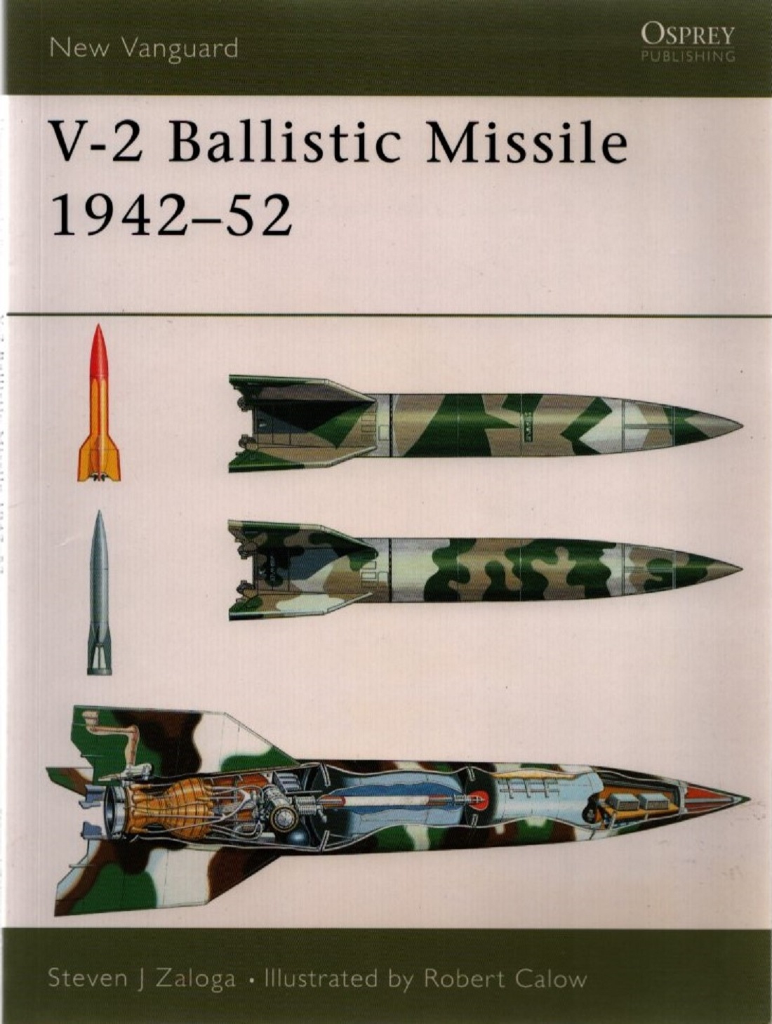 New Vanguard 82: V-2 Ballistic Missile 1942-52 by Steven J Zaloga, Signed by Johann Tschinkel. - Bild 6 aus 9