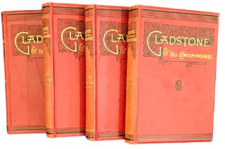 Gladstone & His Contemporaries unsigned Hardback book. Sixty Years of Social & Political Progress.