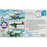 WWII Battle of Britain The Skirmishing 10-21 July 1940 multi signed FDC 4 veteran signatures