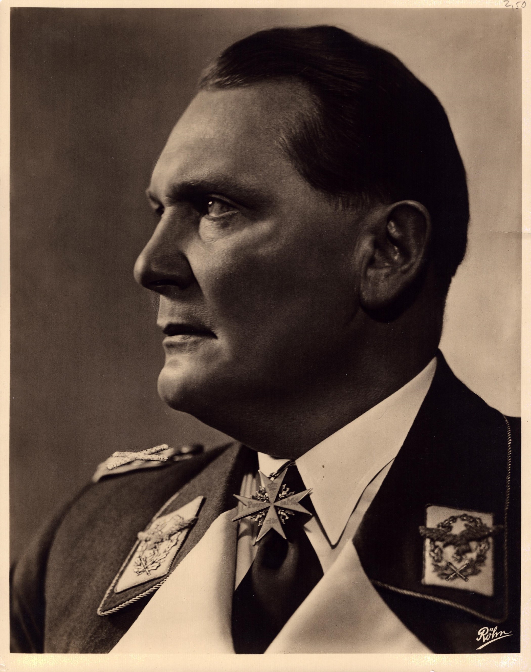 Hermann Göring 12x9.5 inch unsigned original black and white photo. Hermann Wilhelm Göring (12