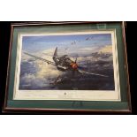 Ramrod - outward bound colour print. During the winter of 1944 - '45, the skies over Germany would