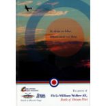 Flt Lt William Walker BOB Pilot Signed Poetry of William Walker Hardback Book. Good Condition. All