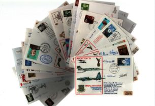 Air Tattoo, Air Fairs, Displays & Shows Signed Collection of 19 FDCs signatures include D Fahlbusch,