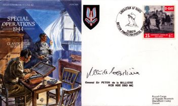 General Sir Peter de la Billiere KCB KBE DSO MC signed Special Operations 1944 commemorative FDC (