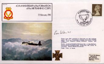 WWII Lieutenant Colonel Eric Charles Twelves Wilson VC signed 40th Anniversary of the Formation of