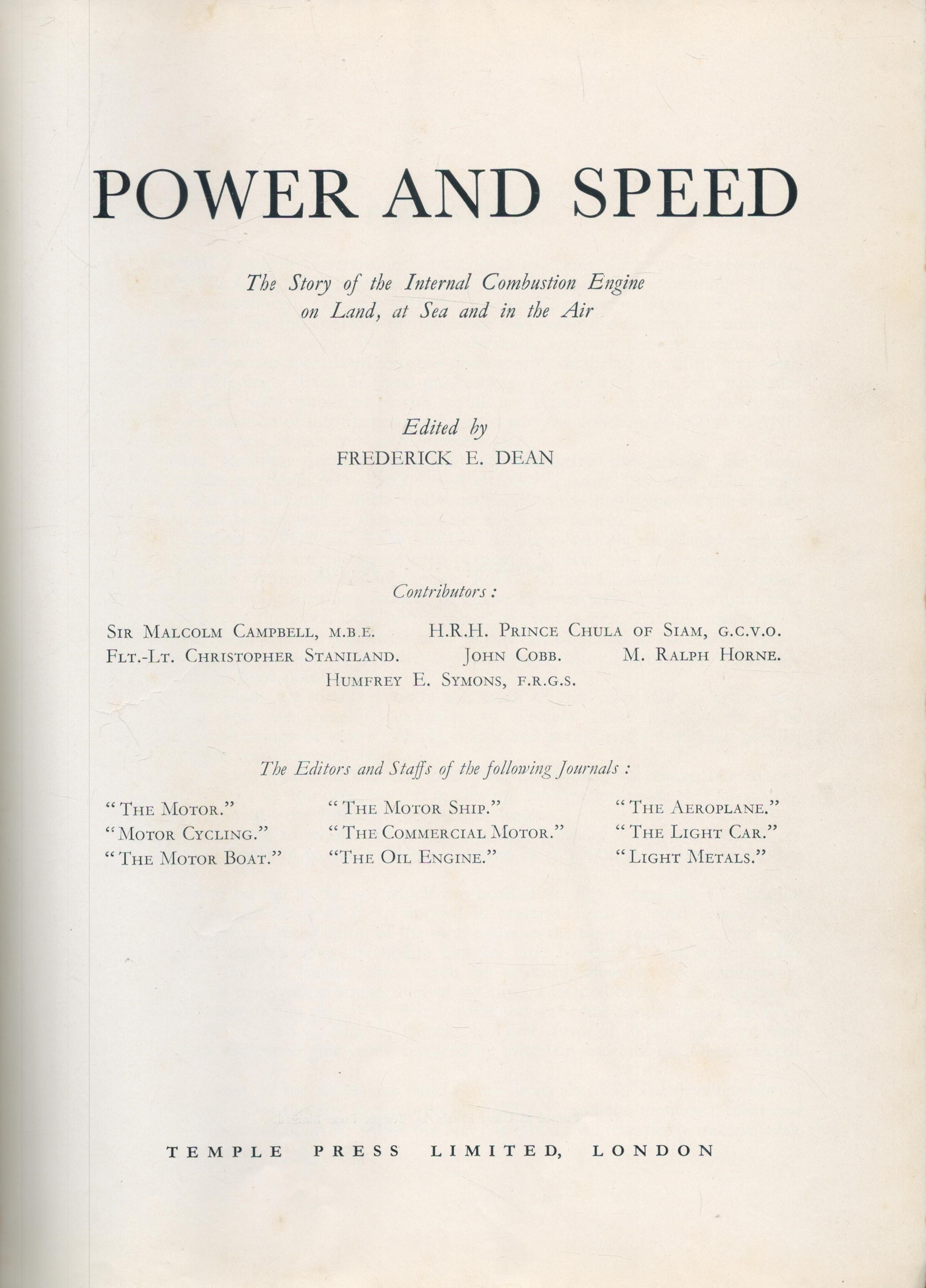 Power and Speed - The Story of the Internal Combustion Engine on Land, at Sea and in the Air - Image 6 of 9