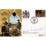 Commander Sir David Mackworth Bt. RN signed The Boer War 1899-1902 commemorative FDC (JS(AC) PM 93rd