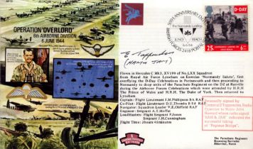 WWII Corporal E Tappenden signed Operation 'Overload' 6th Airbourne Division 6th June 1944