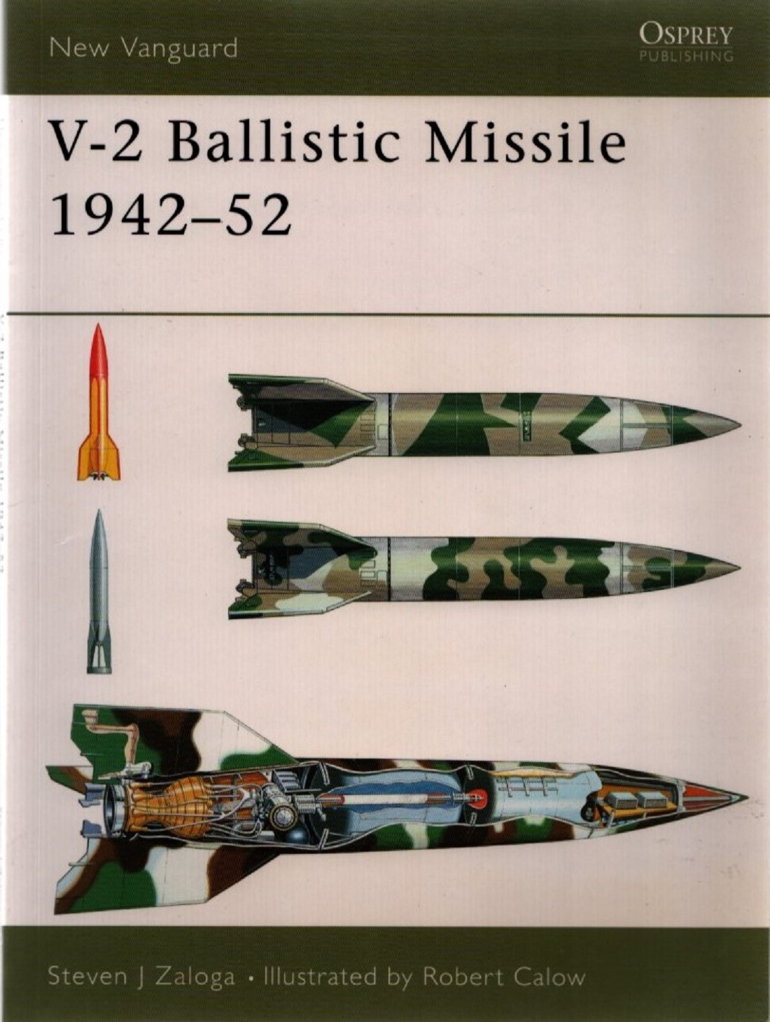 New Vanguard 82: V-2 Ballistic Missile 1942-52 by Steven J Zaloga, Signed by Johann Tschinkel. - Bild 5 aus 9