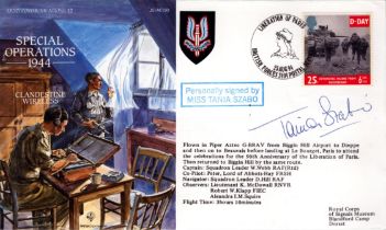 WWII Miss Tania Szabo signed Special Operations 1944 commemorative FDC (JS(AC)90) PM Liberation of