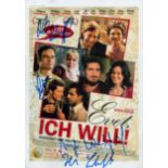 Evet, Ich Will! Multi signed 8.5x6 inch photo. Signed by cast members including Heinrich