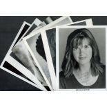 Actresses and Actor. 6 x Collection Signed 10x8 Inch Promo. Black and White Photos. Signatures