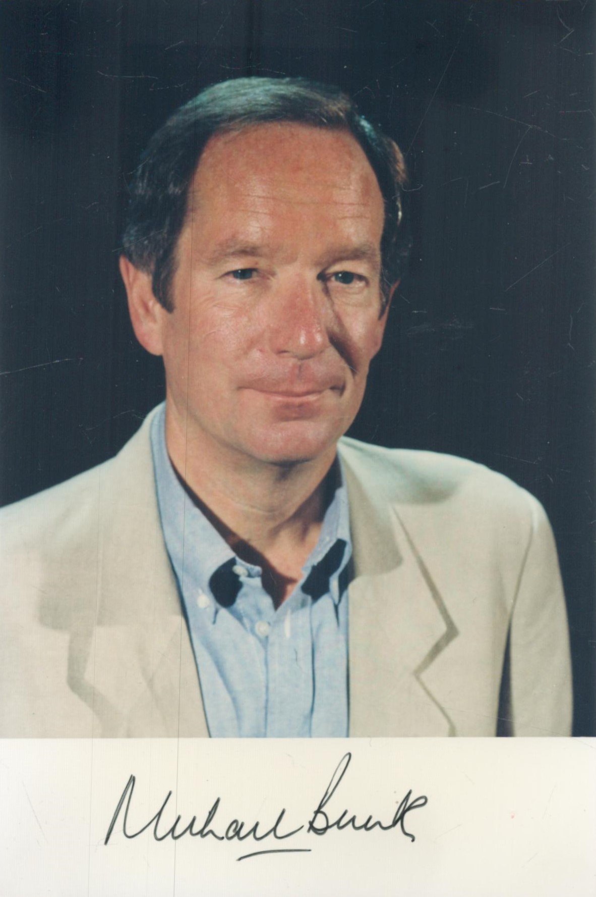 Michael Buerk signed 6x4 inch colour photo. Good Condition. All autographs come with a Certificate