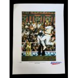 Andy Roberts signed 22x16 inch Sporting Masters limited edition print 48/500. Good Condition. All