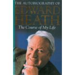 Edward Heath Signed Book - The Autobiography of Edward Heath - The Course of My Life by Edward Heath