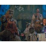 Star Wars Ewok Pamela Betts signed 10 x 8 inch colour movie scene photo. English actress who